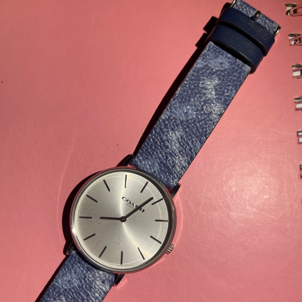Coach - Blue/Denim Watch!